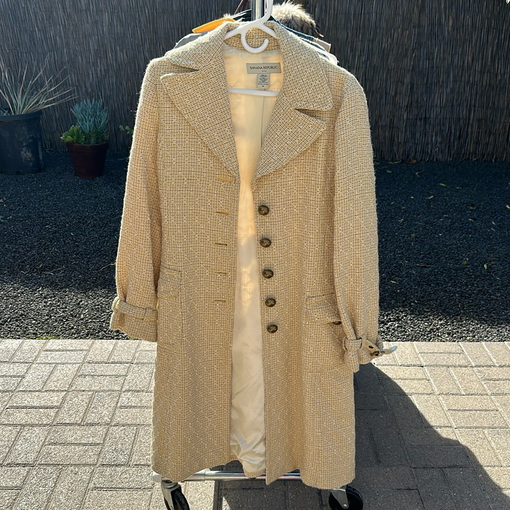 Vintage Banana Republic Wool Coat